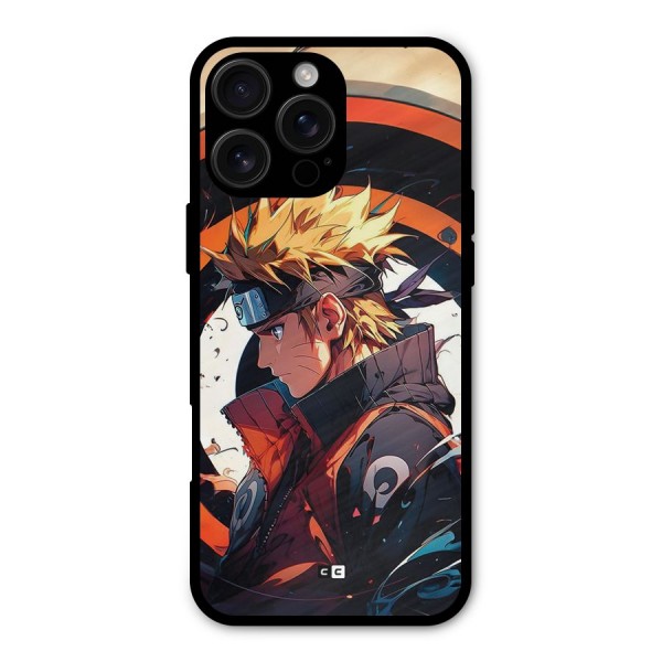 Naruto Uzumaki Combat Metal Back Case for iPhone 16 Pro Max