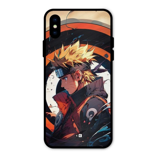 Naruto Uzumaki Combat Metal Back Case for iPhone XS