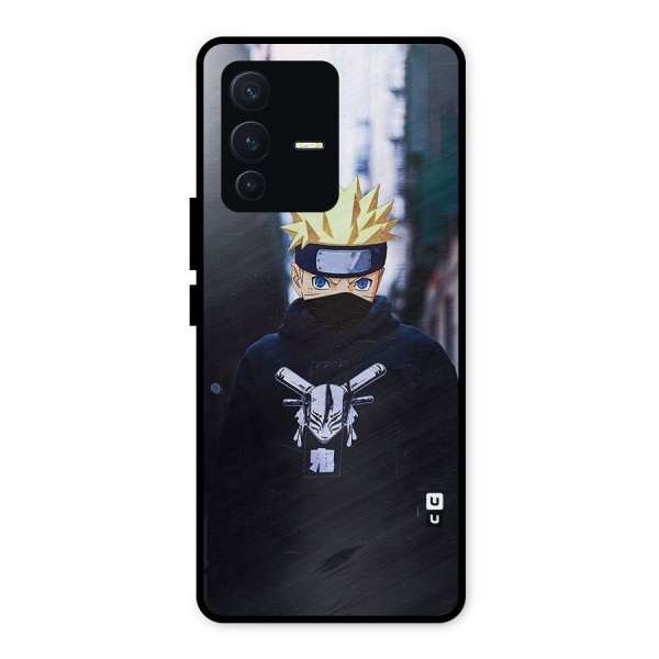 Naruto Uzumaki Cool Anime Metal Back Case for Vivo V23 5G