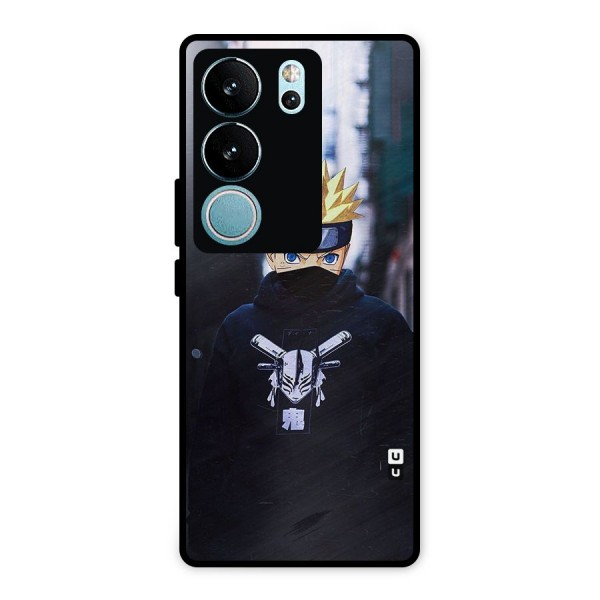 Naruto Uzumaki Cool Anime Metal Back Case for Vivo V29