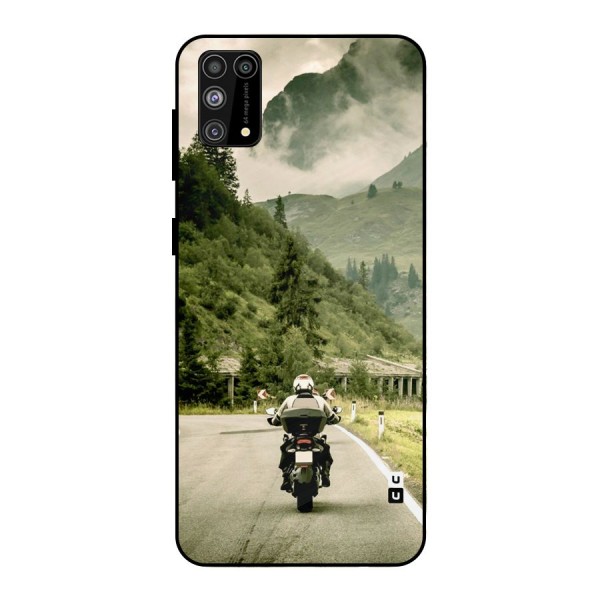Nature Bike Metal Back Case for Galaxy M31