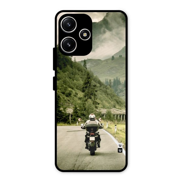 Nature Bike Metal Back Case for Redmi 12 5G