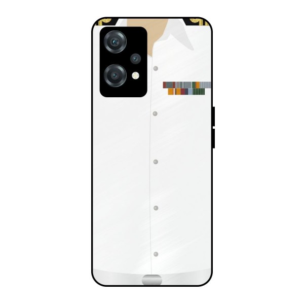 Navy Uniform Metal Back Case for OnePlus Nord CE 2 Lite 5G