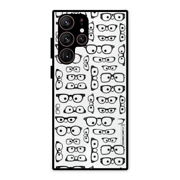 Nerdy Specs Metal Back Case for Galaxy S22 Ultra 5G