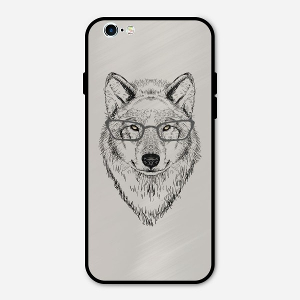 Nerdy Wolf Metal Back Case for iPhone 6 6s
