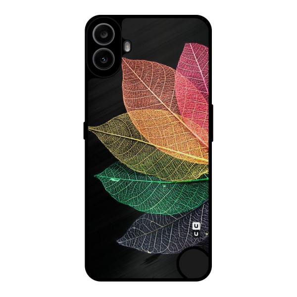 Net Leaf Color Design Metal Back Case for Nothing CMF Phone 1