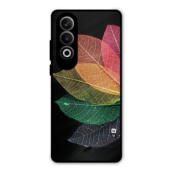Net Leaf Color Design Metal Back Case for OnePlus Nord CE4