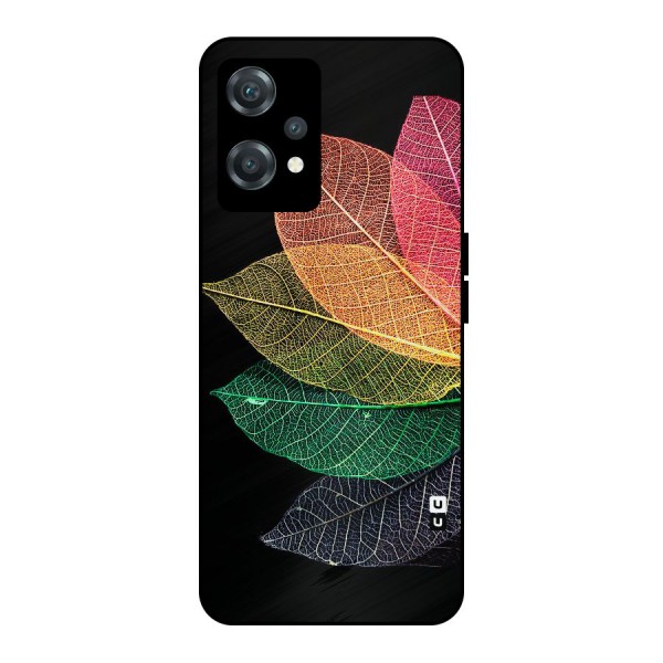 Net Leaf Color Design Metal Back Case for OnePlus Nord CE 2 Lite 5G