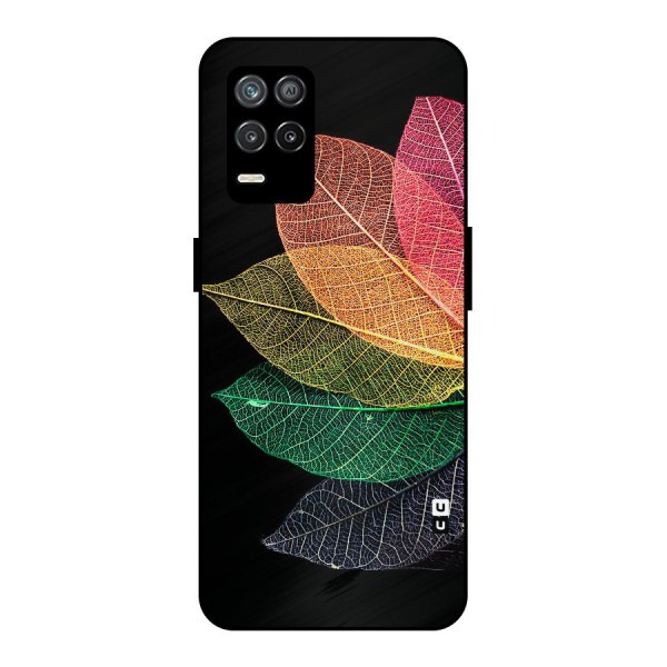 Net Leaf Color Design Metal Back Case for Realme 9 5G
