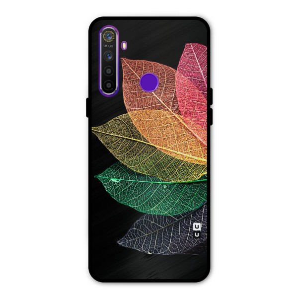 Net Leaf Color Design Metal Back Case for Realme Narzo 10
