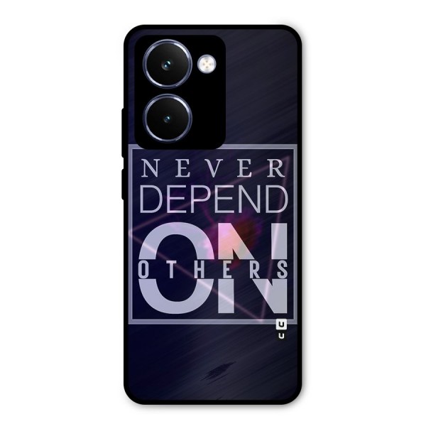 Never Depend On Others Metal Back Case for Realme P3 Ultra