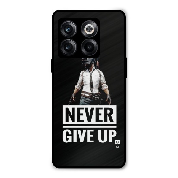 Never Giveup Metal Back Case for OnePlus 10T
