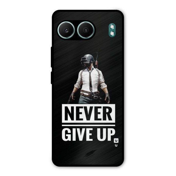 Never Giveup Metal Back Case for OnePlus Nord 4