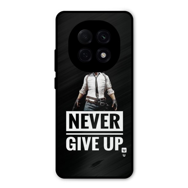 Never Giveup Metal Back Case for Oppo F29 Pro