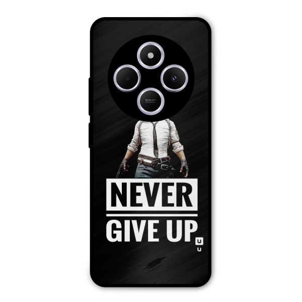 Never Giveup Metal Back Case for Redmi A4
