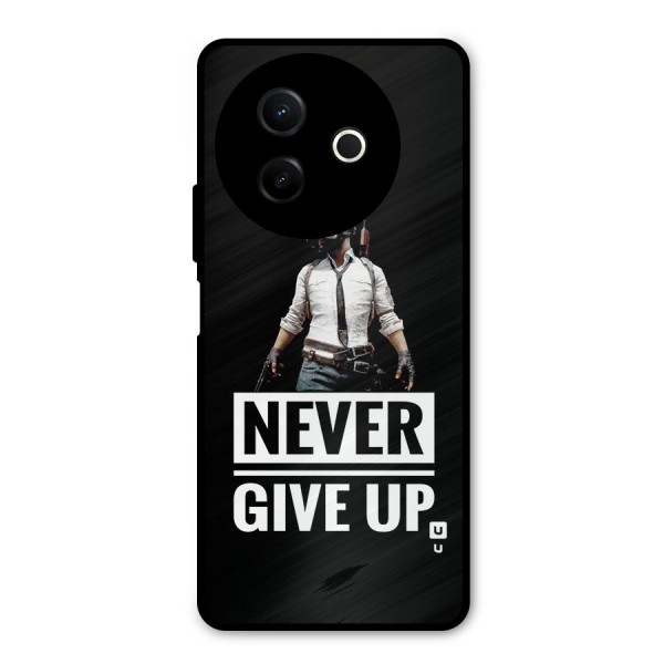 Never Giveup Metal Back Case for Vivo Y39