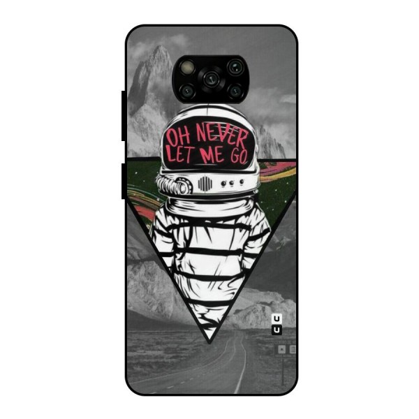 Never Let Me Go Metal Back Case for Poco X3
