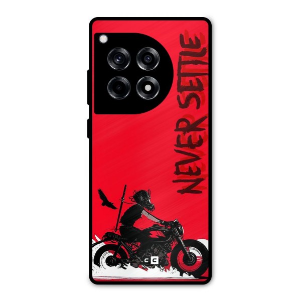 Never Settle Ride Metal Back Case for OnePlus 12R