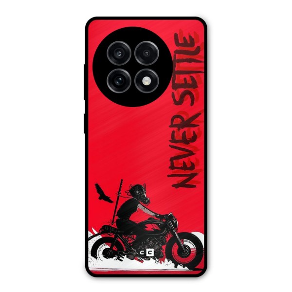 Never Settle Ride Metal Back Case for OnePlus 13R