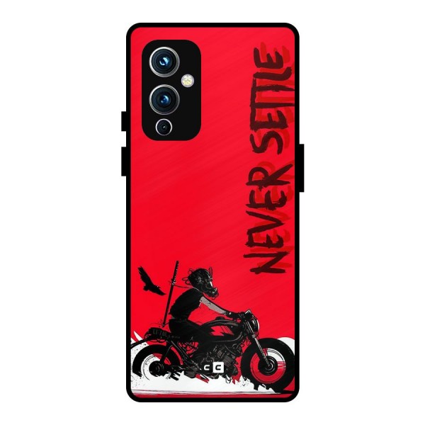 Never Settle Ride Metal Back Case for OnePlus 9