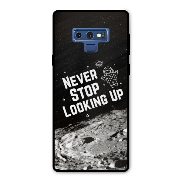 Never Stop Looking Up Metal Back Case for Galaxy Note 9