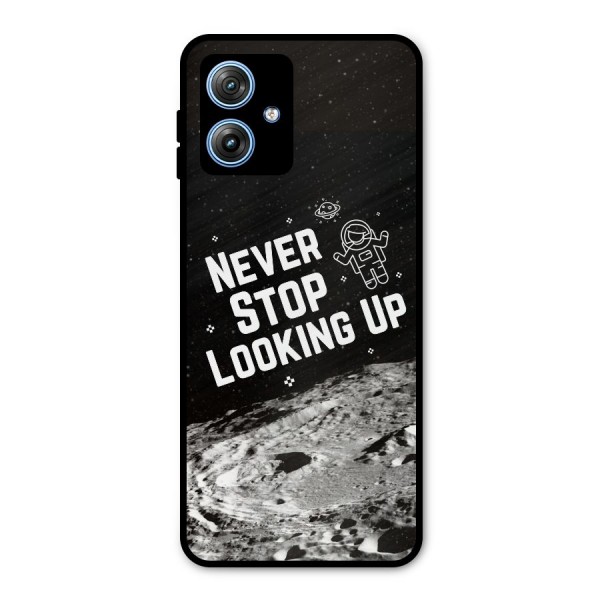 Never Stop Looking Up Metal Back Case for Moto G54