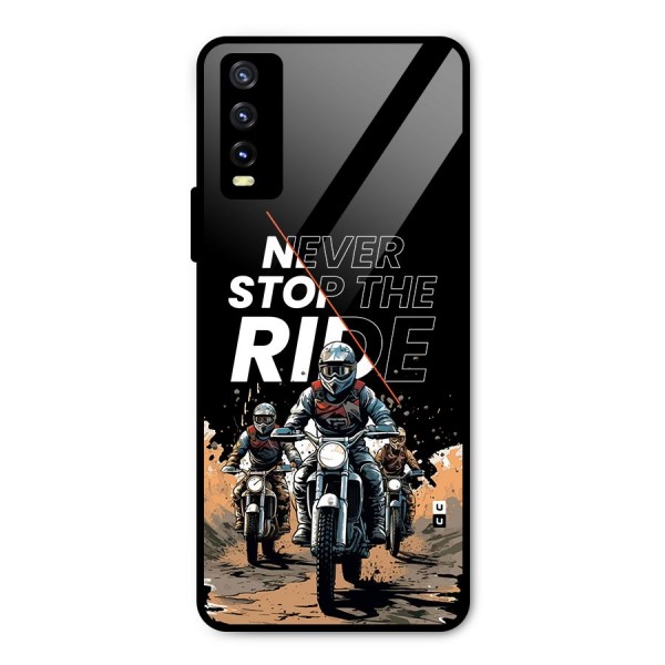 Never Stop ride Metal Back Case for Vivo Y20g