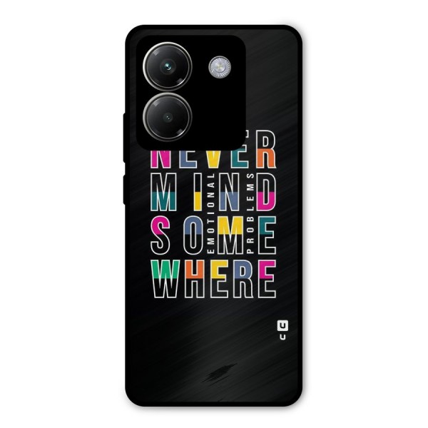 Nevermind Somewhere Metal Back Case for Poco M7 Pro 5G