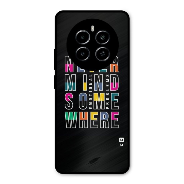 Nevermind Somewhere Metal Back Case for Realme P1