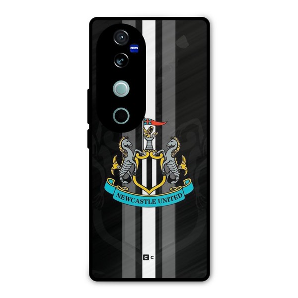 New Castle United Metal Back Case for Vivo V40 Pro