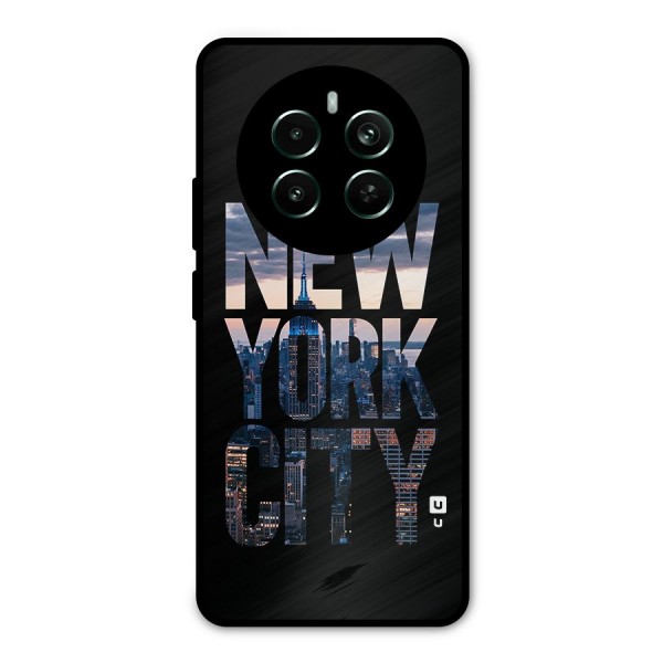 New York City Metal Back Case for Realme Narzo 70 Pro