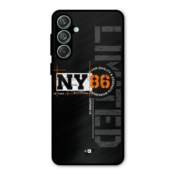 New York Limited Metal Back Case for Galaxy M55 5G