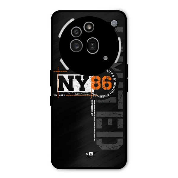New York Limited Metal Back Case for Nothing Phone 3a Pro