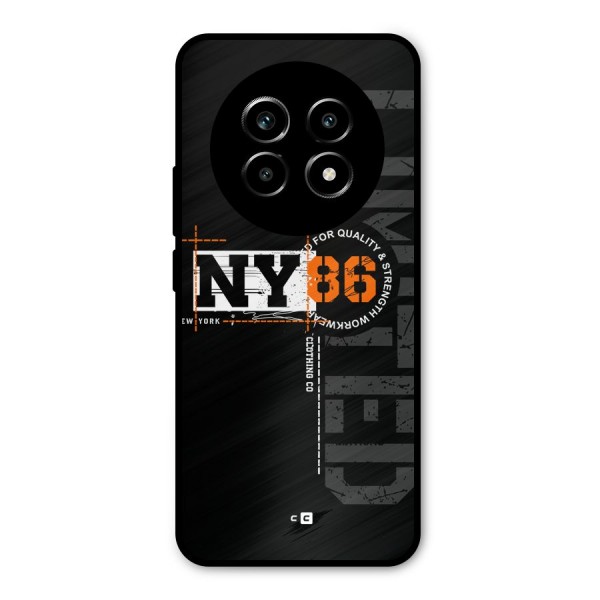 New York Limited Metal Back Case for Realme 13 Pro