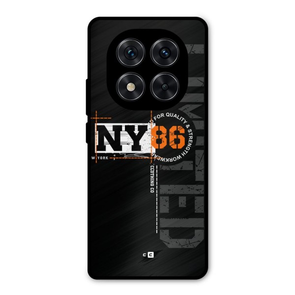 New York Limited Metal Back Case for Redmi Note 14 Pro 5G