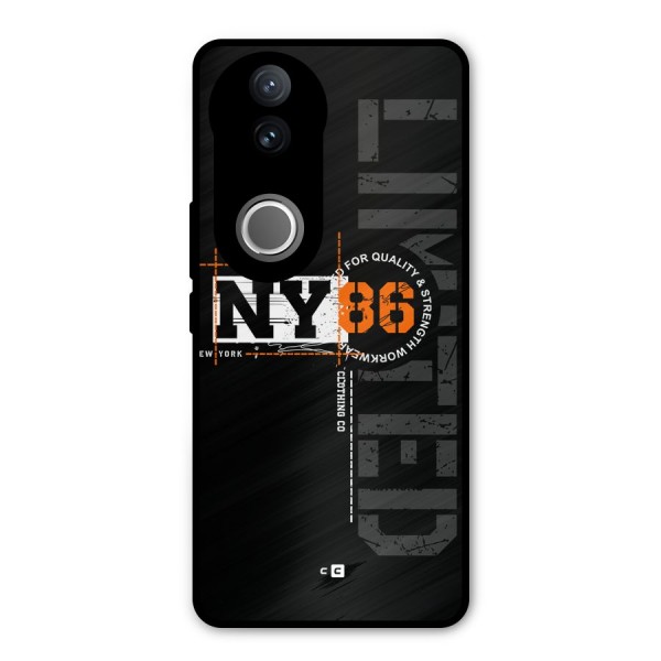 New York Limited Metal Back Case for Vivo V50