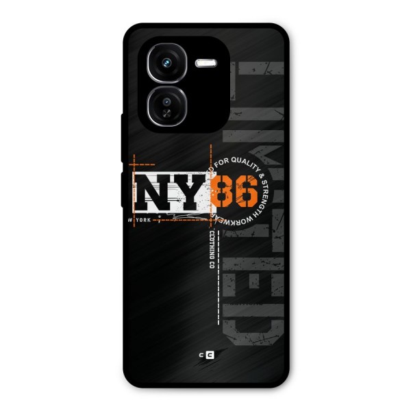 New York Limited Metal Back Case for iQOO Z9x