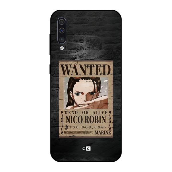Nico Robin Wanted Metal Back Case for Galaxy A50