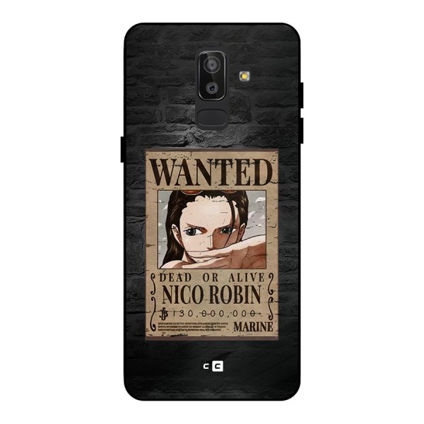 Nico Robin Wanted Metal Back Case for Galaxy J8