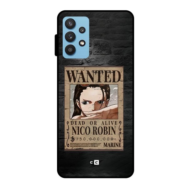 Nico Robin Wanted Metal Back Case for Galaxy M32 5G