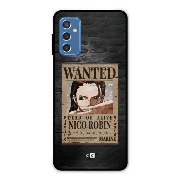 Nico Robin Wanted Metal Back Case for Galaxy M52 5G