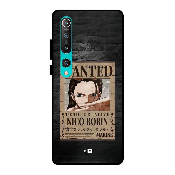 Nico Robin Wanted Metal Back Case for Mi 10