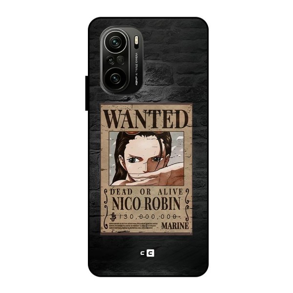 Nico Robin Wanted Metal Back Case for Mi 11x