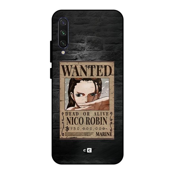 Nico Robin Wanted Metal Back Case for Mi A3