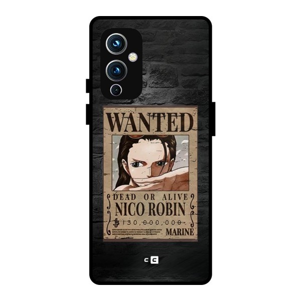 Nico Robin Wanted Metal Back Case for OnePlus 9
