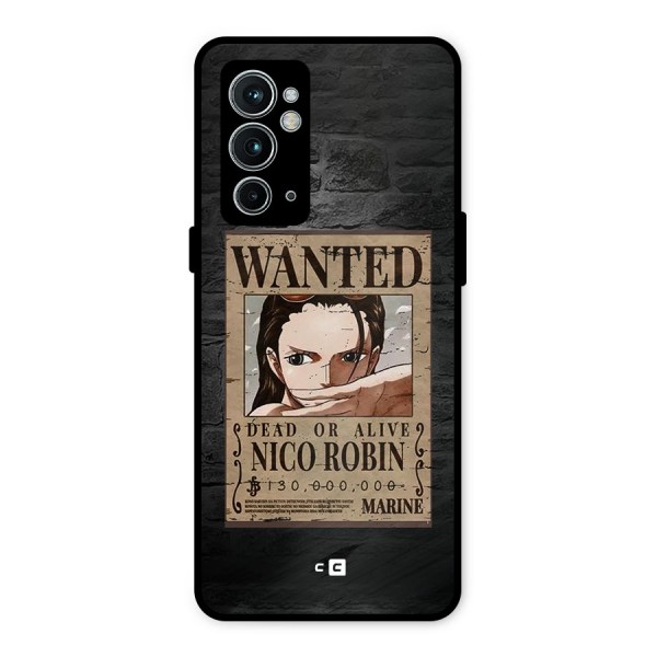 Nico Robin Wanted Metal Back Case for OnePlus 9RT 5G