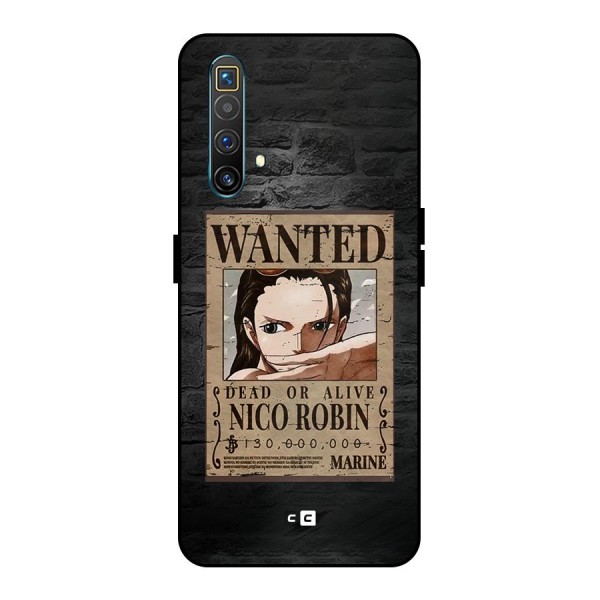 Nico Robin Wanted Metal Back Case for Realme X3