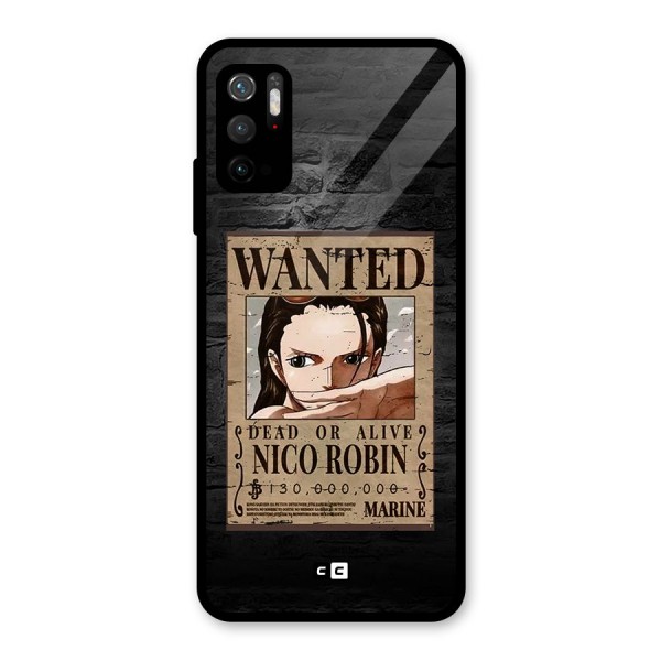 Nico Robin Wanted Metal Back Case for Redmi Note 10T 5G