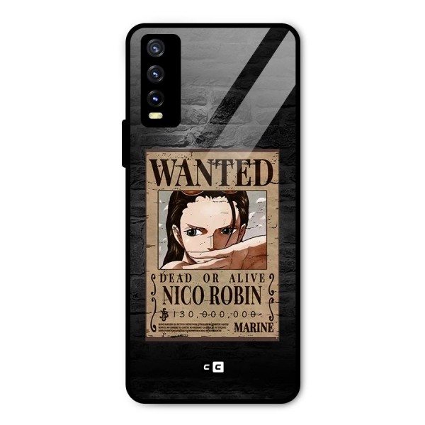 Nico Robin Wanted Metal Back Case for Vivo Y20g