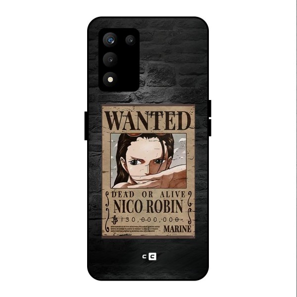 Nico Robin Wanted Metal Back Case for realme 9 5G SE